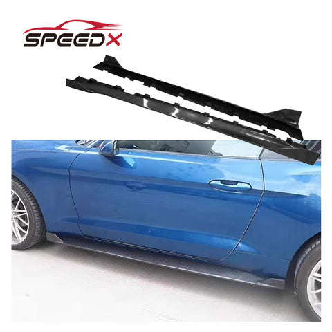 Carbon CMST Side Skirt for Ford Mustang 2015-2023 Upgrade CMST Body Kit Mustang Carbon Fiber Side Skirt