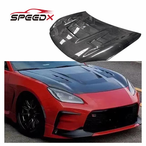 Carbon Fiber Hood with Vent for Toyota 2020- GR86 ZD8 ZN8 BRZ ZC8 Bonnet Body Kit FPR Carbon Fiber Hood Bodykit Subaru BRZ