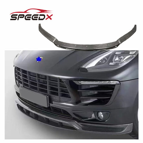 Carbon Fiber LD Front Lip for Porsche Macan 95B Upgrade LARTE Design Body Kit Macan LD Style Front Lip