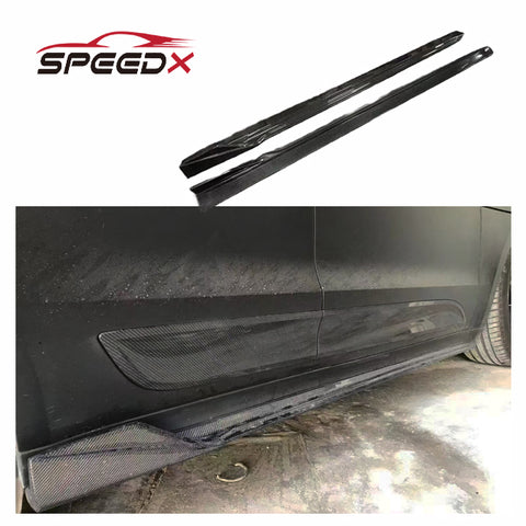 Carbon Fiber Side Skirt for Porsche Macan 95B Upgrade LARTE Design Body Kit Macan LD Style Side Skirt