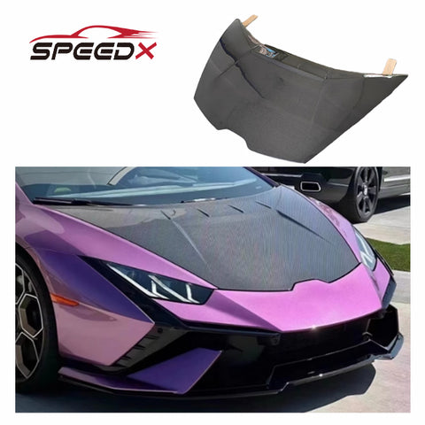 Carbon Hood for Lamborghini Huracan LP580 LP610 EVO Upgrade Tecnica Style Carbon Fiber Body Kit Hood