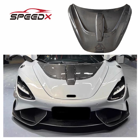 Carbon Hood for McLaren 720s Upgrade Novitec Carbon Fiber Hood Body Kit McLaren 720s Engine Hood