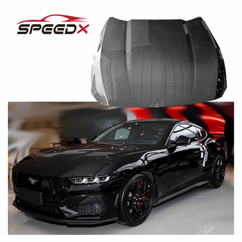 Carbon OEM Hood for Ford Mustang 2024 Body Kit Carbon Fiber Original OEM Style Bonnet Hood