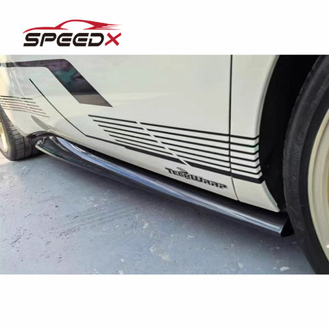 Carbon Side Skirt for Ferrari 296 GTB GTS Upgrade OEM Style Ferrari 296 OEM Carbon Fiber Body Kit Side Skirt