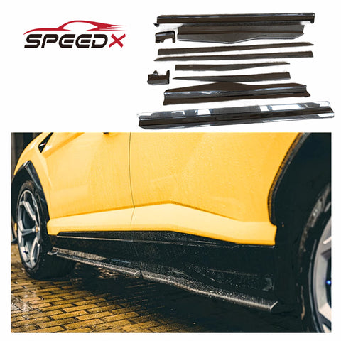 Carbon Side Skirt for Lamborghini Urus Upgrade Mansory Style Lamborghini Urus Mansory Carbon Fiber Side Skirt