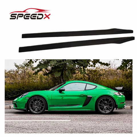 Carbon Side Skirt for Porsche 718 Cayman Boxster CMST Body Kit 718 Carbon Fiber Side Skirt
