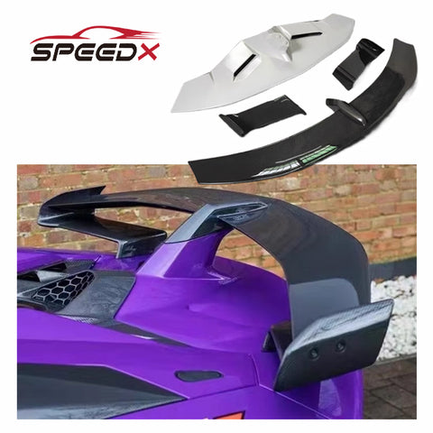 Carbon Spoiler for Lamborghini Aventador LP700 Upgrade SVJ Style Body Kit Carbon Fiber Rear Spoiler Wing