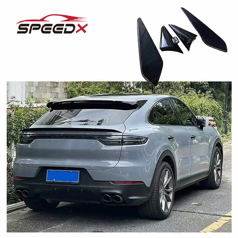 Carbon Spoiler for Porsche Cayenne Coupe Upgrade Turbo GT Body Kit Carbon Fiber Spoiler