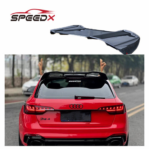 For Audi RS4 B9 Upgrade AE Style Carbon Spoiler Body Kit RS4 AE Carbon Spoiler