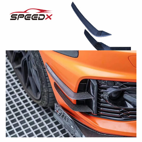 For Audi RS4 B9 Upgrade AE Style Carbon Front Splitter Body Kit RS4 AE Carbon Front Splitter
