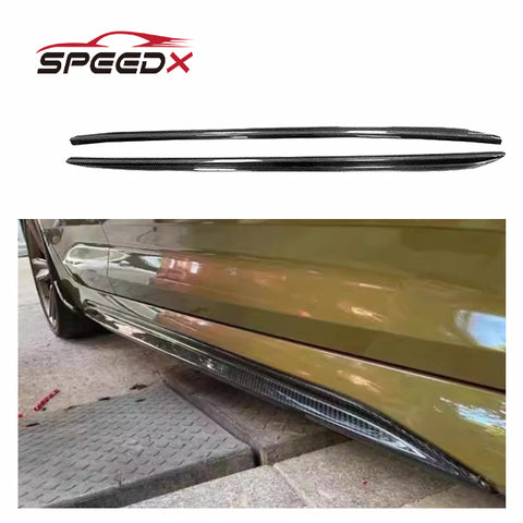 For Audi RS5 B9.5 Carbon Side Skirt Body Kit RS5 2021+ Carbon Fiber Side Skirt