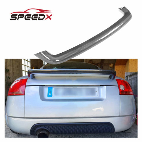 For Audi TT 8N Upgrade Carbon Spoiler Body Kit Audi TT 8N Carbon Fiber Rear Spoiler Wing