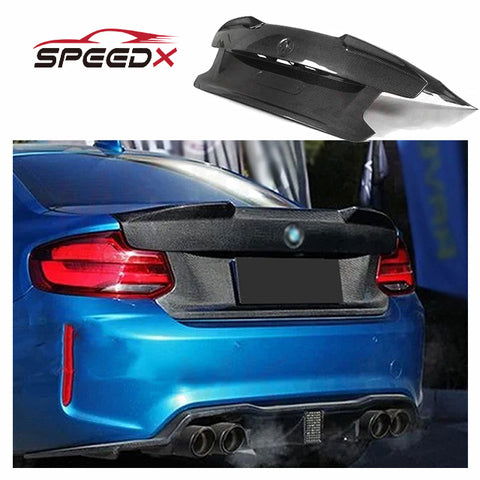 For BMW 2 Series F87 Upgrade M2 Carbon Trunk F87 M2 Body Kit Carbon Fiber Rear Trunk Cover
