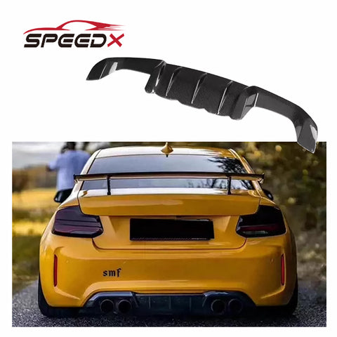 For BMW F87 M2 M2C Carbon Diffuser Upgrade MP Style F87 M2 M2C Real Carbon Fiber MP Rear Diffuser