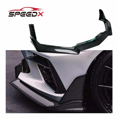 For Chevrolet Corvette C8 Carbon Fiber Front Lip Body Kit Corvette C8 Carbon Fiber Front Bumper Lip