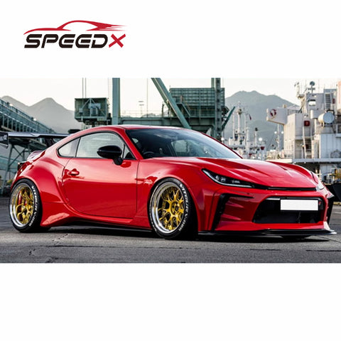 For GR86 ZN8 BRZ ZD8 AIMGAIN Wide Body Kit GR86 ZN8 BRZ ZD8 Carbon Fiber AG Style Front Bumper Side Skirt Fender Hood Spoiler