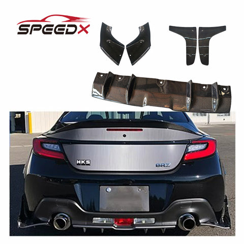 For GR86 ZN8 BRZ ZD8 HKS DIffuser Body Kit GR86 ZN8 BRZ ZD8 Carbon Fiber HKS TYPE S Rear Bumper Diffuser