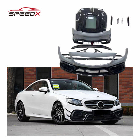 For Mercedes Benz W213 W238 E Coupe Upgrade Carbon IM Style Body Kit Front Bumper Rear Bumper Spoiler