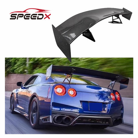 For Nissan GTR R35 APR Style Carbon Spoiler Body Kit GTR R35 Carbon Fiber APR Rear Spoiler Wing