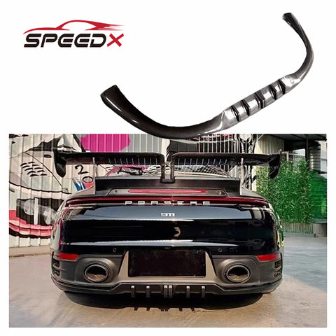 For Porsche Carrera 911 992 Upgrade Techart Carbon Fiber Diffuser Body Kit 992 Techart Rear Diffuser