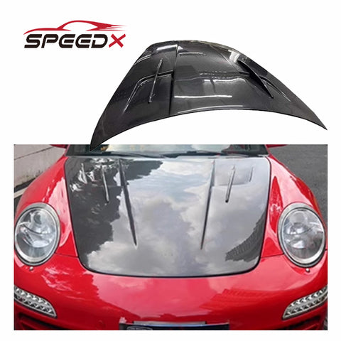 For Porsche Carrera 911 997 Carbon Fiber Hood Body Kit 997 Carbon Fiber Front Engine Bonnet Hood