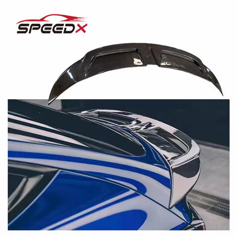 For Tesla Model Y Carbon Fiber Spoiler Body Kit Model Y Upgrade Carbon Fiber Rear Spoiler Wing