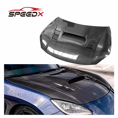 For Toyota 2020- GR86 ZD8 Dry Carbon Fiber Hood with Vent ZN8 BRZ ZC8 Body Kit Bumper GR 86 FPR Carbon Fiber Hood Bodykit Subaru