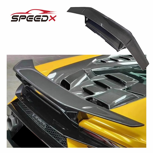 Carbon Spoiler for Lamborghini Huracan LP580 LP610 EVO Upgrade Tecnica Style Body Kit Carbon Fiber Spoiler