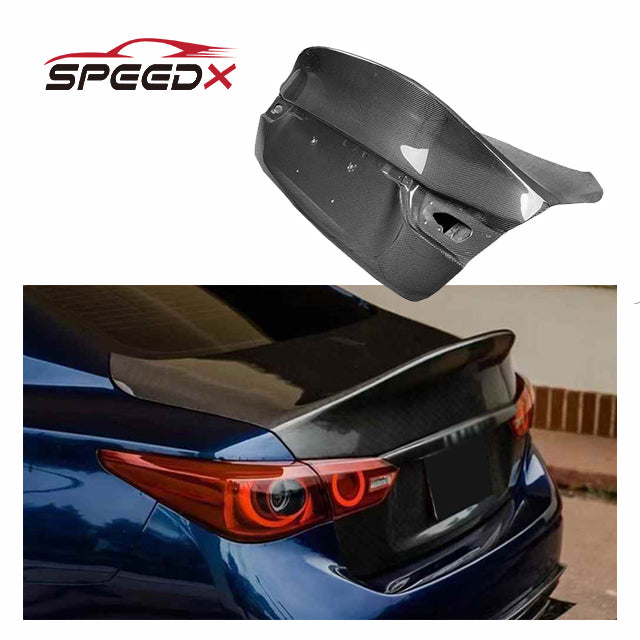 For Infiniti Q50 Carbon Fiber Trunk Body Kit  Infiniti Q50 Carbon Fiber Rear Trunk