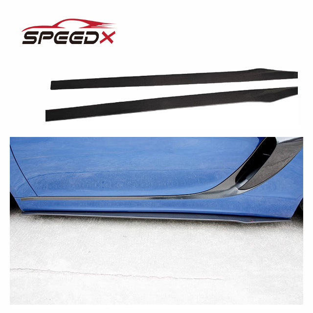Carbon Front Cmst Side Skirt for Porsche 981 Cayman & Boxster Body Kit 981 Carbon Fiber Cmst Style Side Skirt