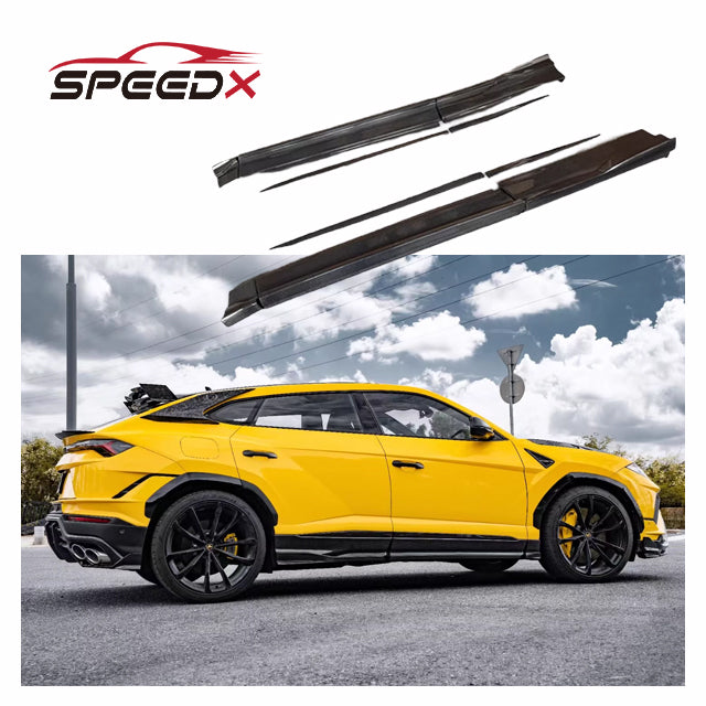 Carbon Side Skirt for Lamborghini Urus Upgrade Topcar Style Lamborghini Urus Carbon Fiber Side Skirt
