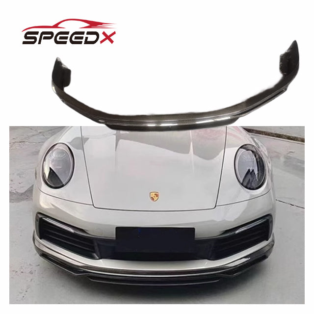 For Porsche Carrera 911 992 Upgrade Techart Carbon Fiber Front Lip Body Kit 992 Techart Front Lip
