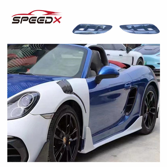 For Porsche Boxster 981 Upgrade GT4 Carbon Fiber Rear Bumper & Rear Lip Body Kit 981 porsche Boxster 981 Body Kit