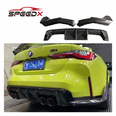 MP Carbon Diffuser for BMW G80 M3 G82 M4 Body Kit G80 G82 MP Style Carbon Fiber Rear Diffuser