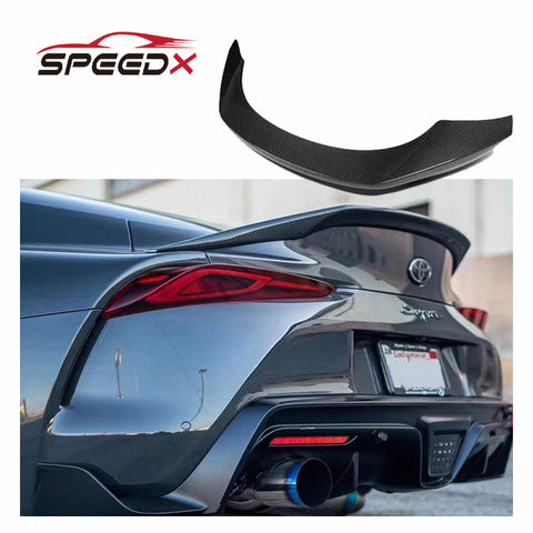 TRD Carbon Spoiler for Toyota Supra A90 A91 Upgrade TRD Style Supra A90 A91 Carbon Fiber Rear Spoiler Wing