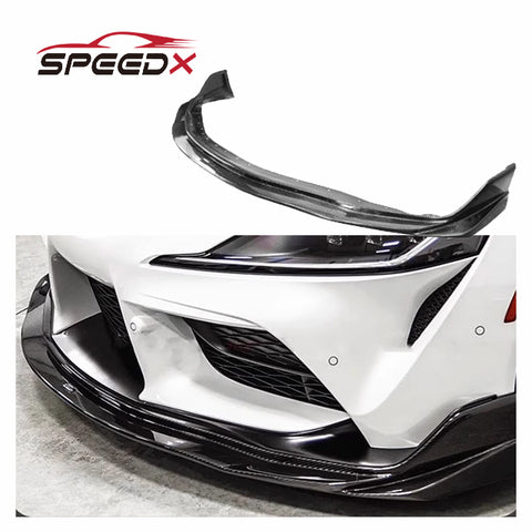 VAS Carbon Front Lip for Toyota Supra A90 A91 Upgrade VAS Style Supra A90 A91 Carbon Fiber Front Lip